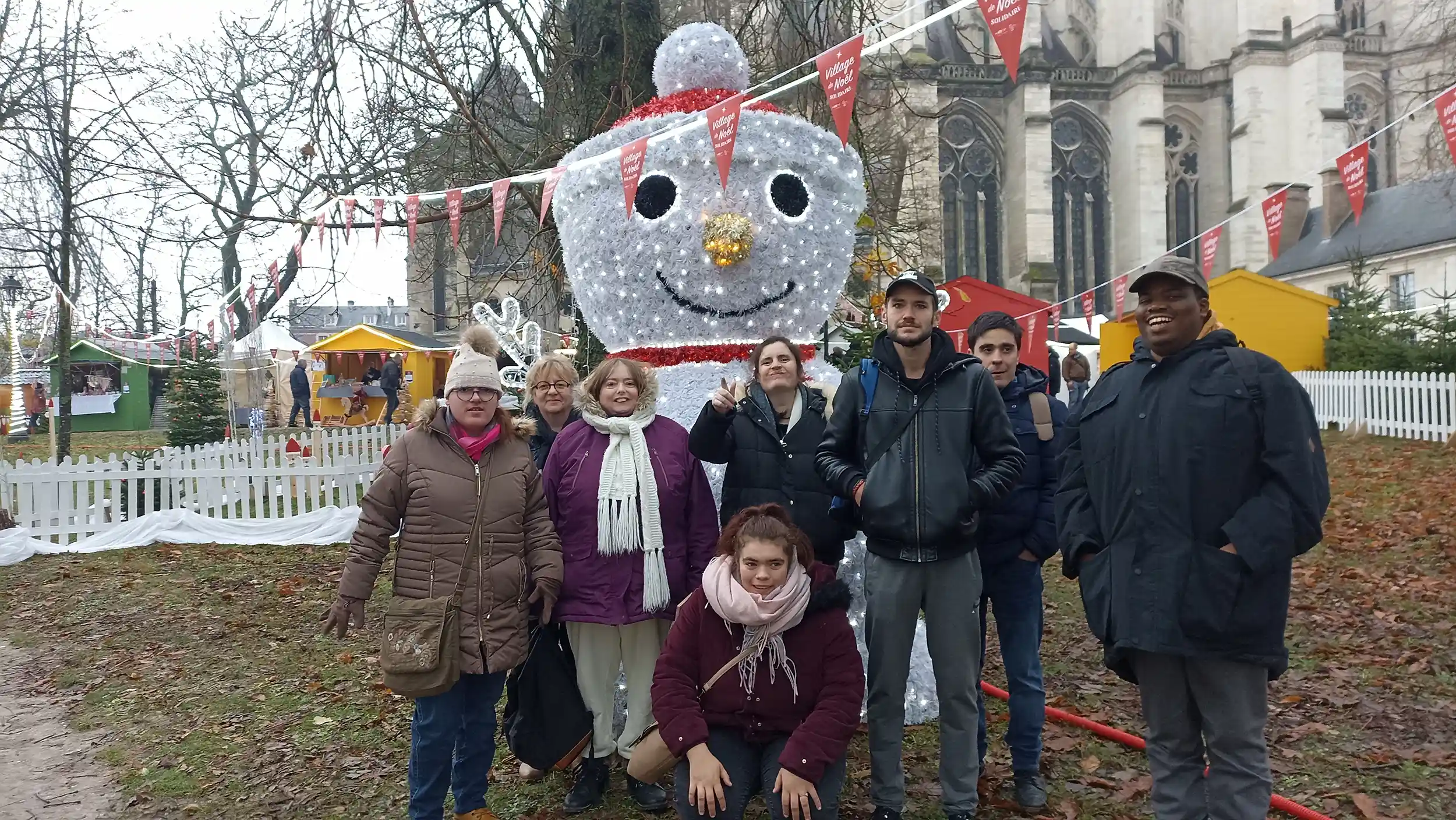 Village de Noël Amiens MDPH CAP ENERGIE